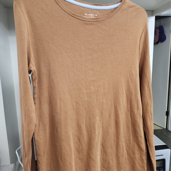 Talbots Tops - Talbots Women's Tan Short Sleeve Tee